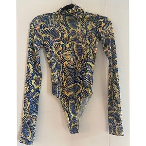 Snake Print Bodysuit